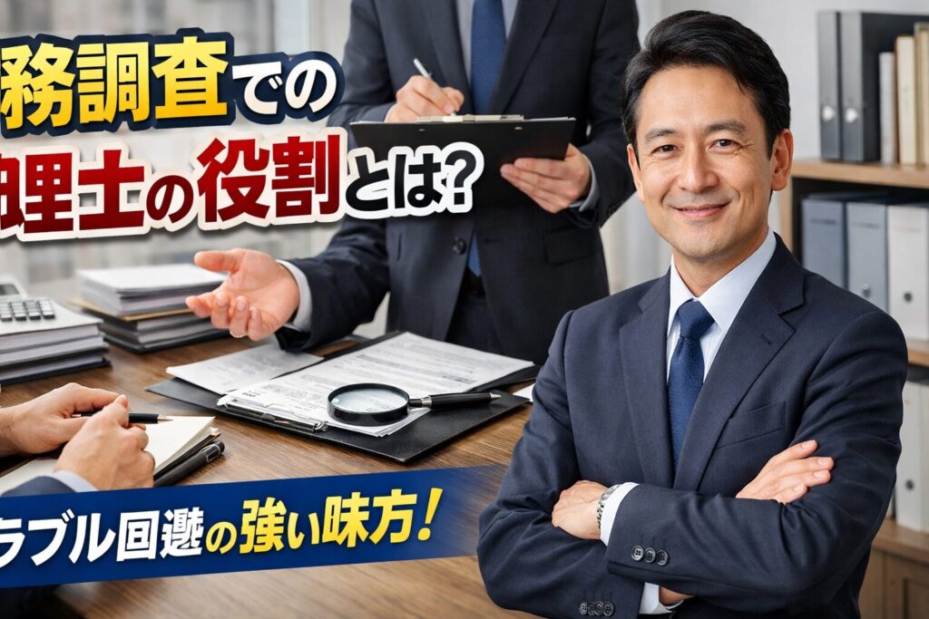 税務調査での税理士の役割とは？トラブル回避の強い味方！