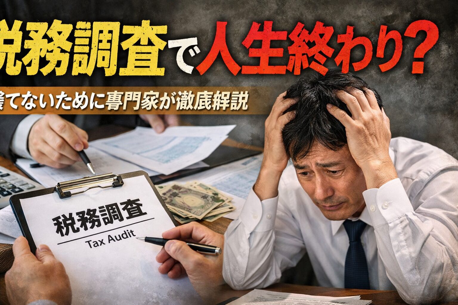 税務調査で人生終わり？慌てないために専門家が徹底解説