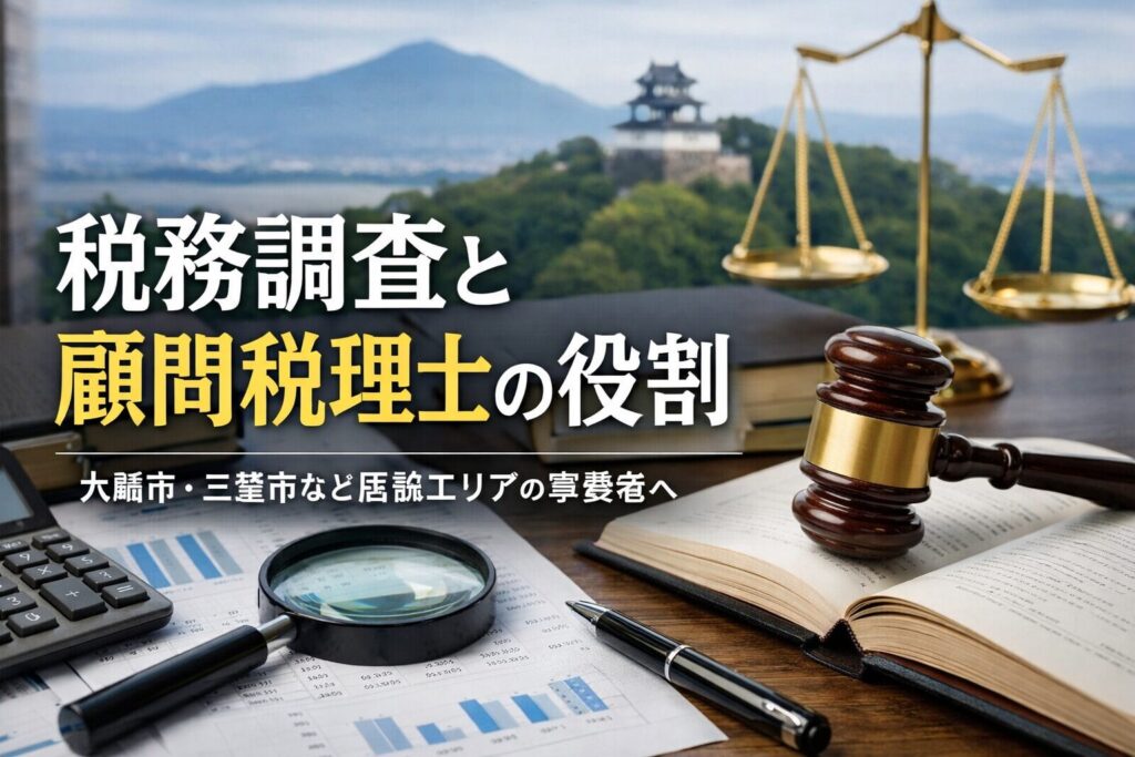 税務調査と顧問税理士の役割｜丸亀市・三豊市など西讃エリアの事業者へ