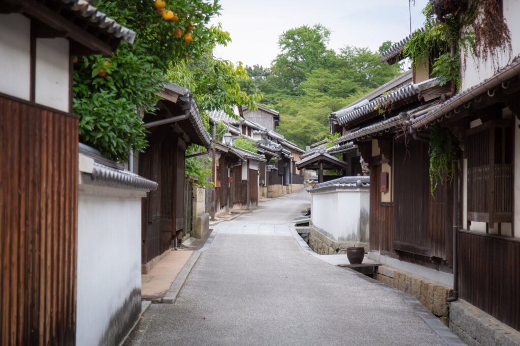 香川県内の街並み